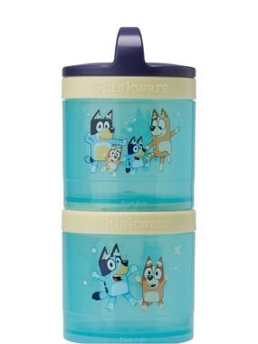 Whiskware stackable 2pc food storage jar bluey
